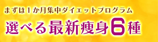 選べる最新痩身6種